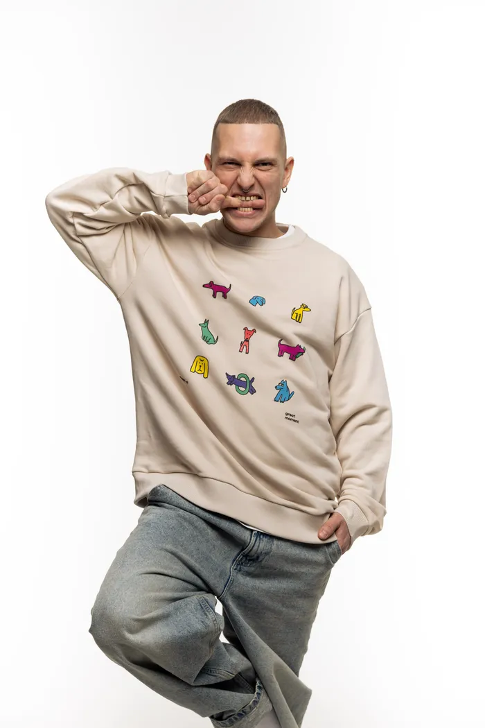 Свитшот SGM Много Собак beige 