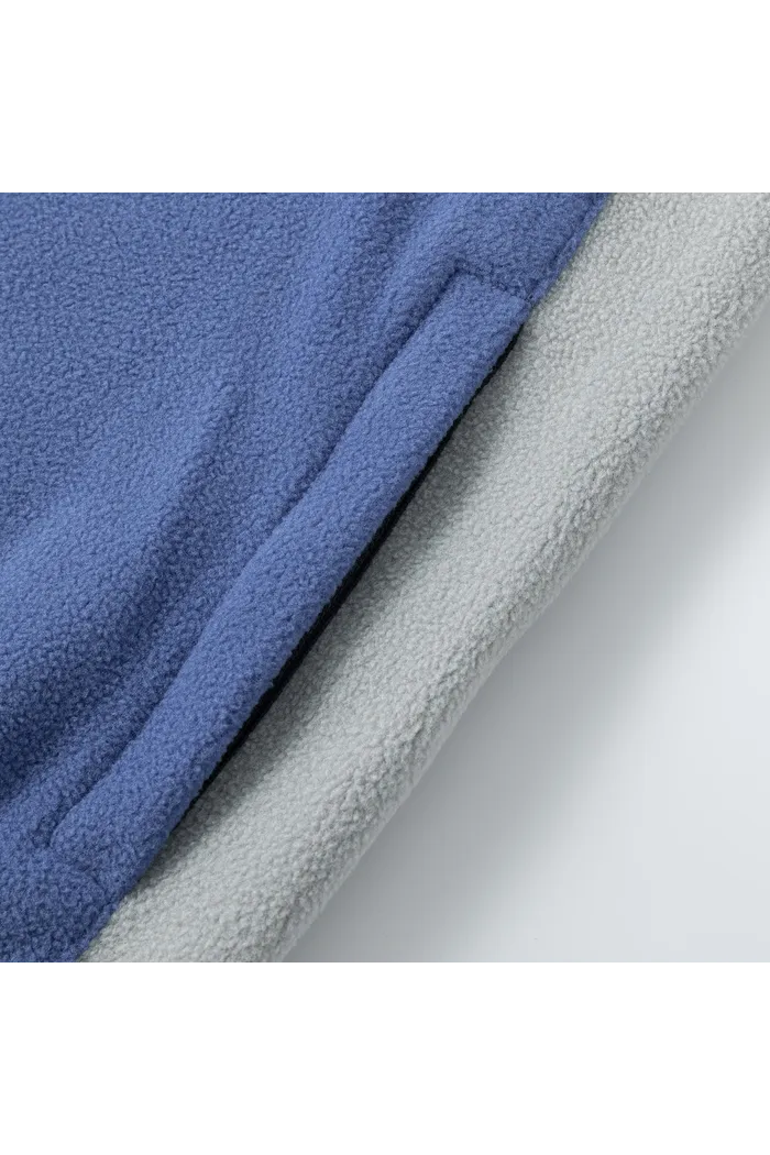 Свитшот YMKASHIX zip colorblock Ranger синий/графит/серый