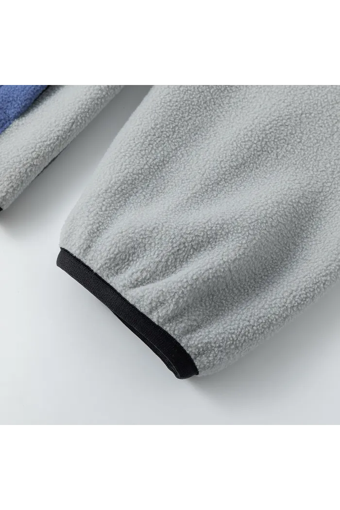 Свитшот YMKASHIX zip colorblock Ranger синий/графит/серый