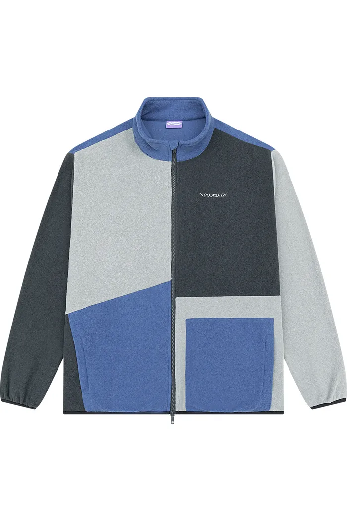 Свитшот YMKASHIX zip colorblock Ranger синий/графит/серый