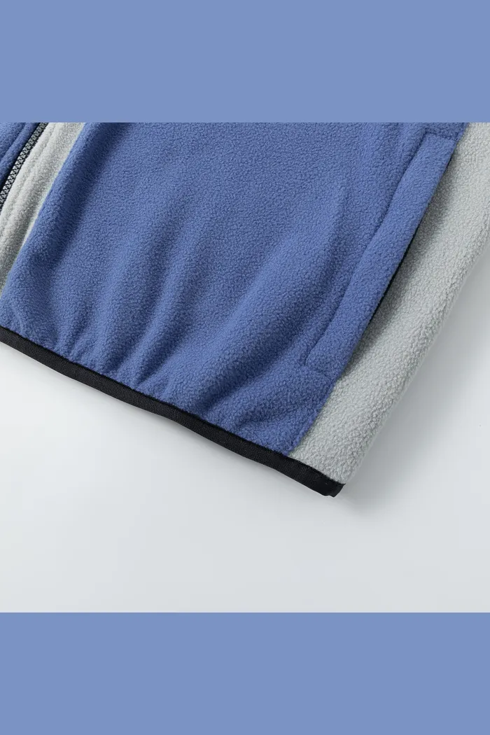 Свитшот YMKASHIX zip colorblock Ranger синий/графит/серый