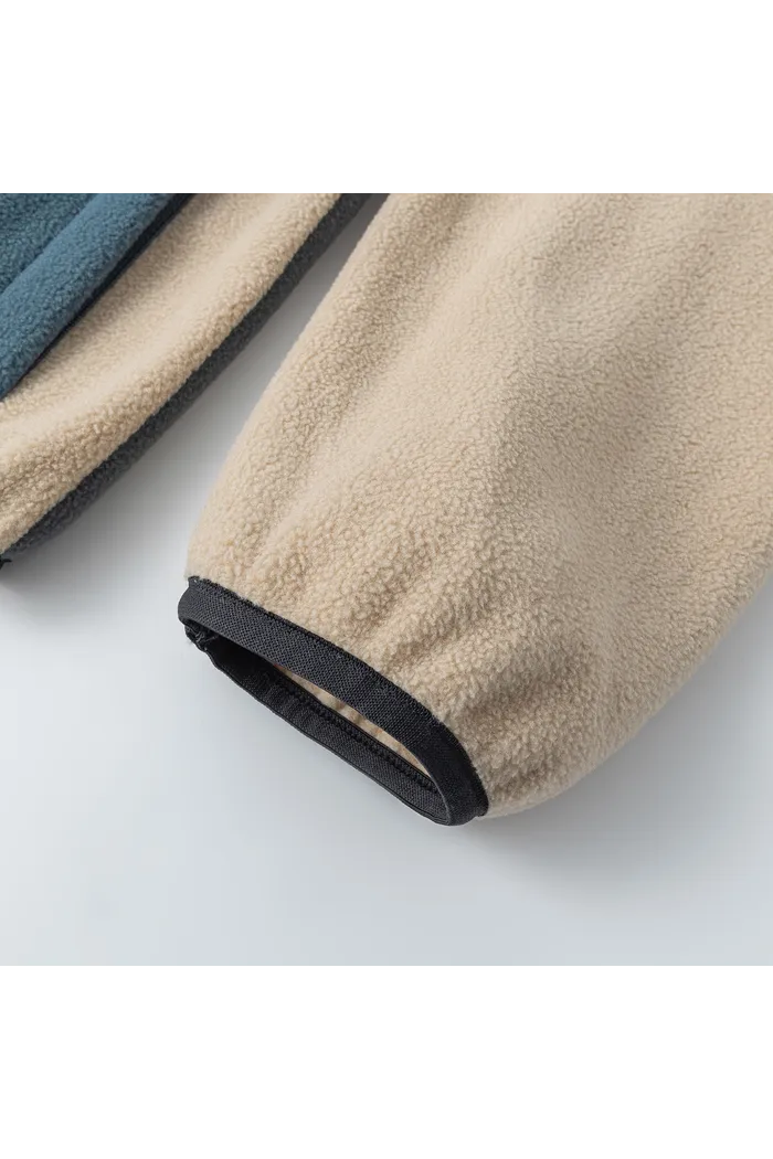 Свитшот YMKASHIX zip colorblock Ranger синий/песок/серый