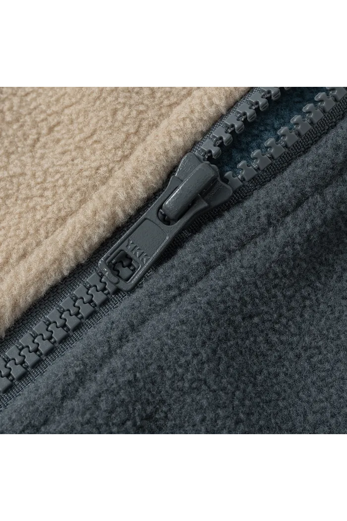 Свитшот YMKASHIX zip colorblock Ranger синий/песок/серый