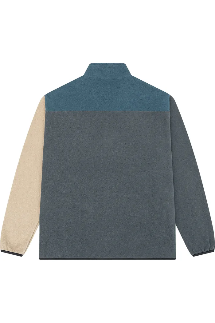 Свитшот YMKASHIX zip colorblock Ranger синий/песок/серый