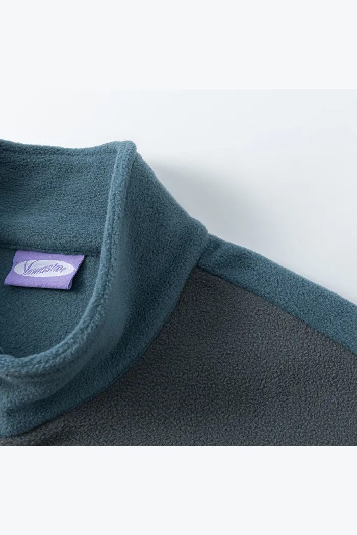 Свитшот YMKASHIX zip colorblock Ranger синий/песок/серый