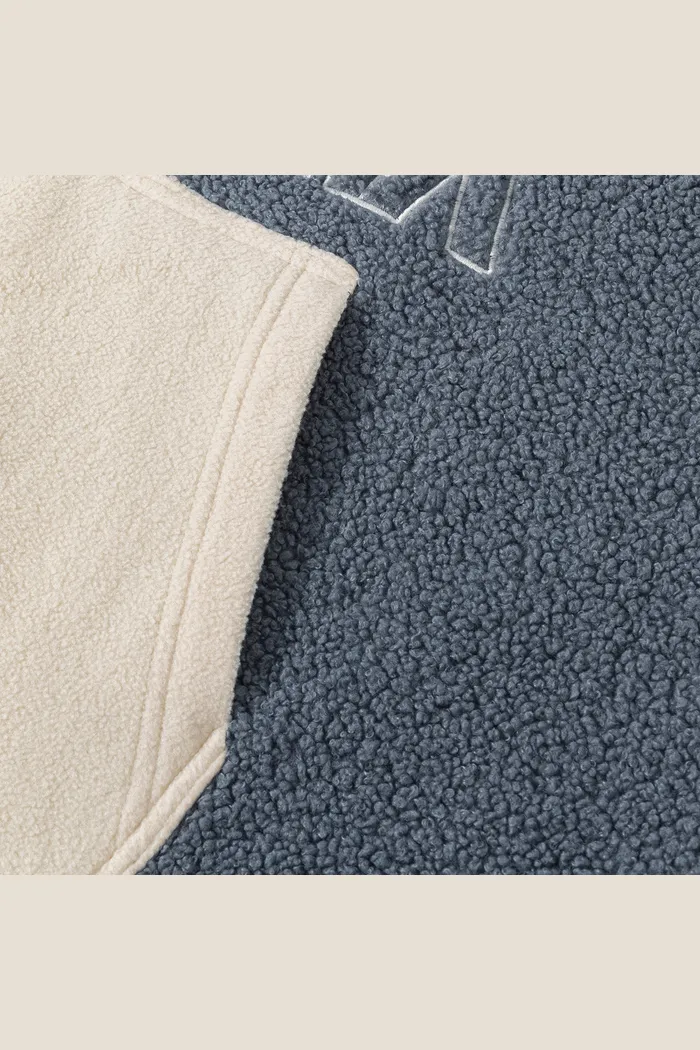 Худи YMKASHIX Little Lamb серо-синий/белый