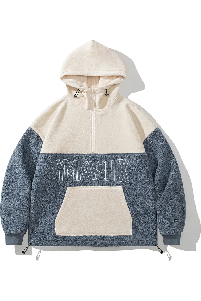 Худи YMKASHIX Little Lamb серо-синий/белый