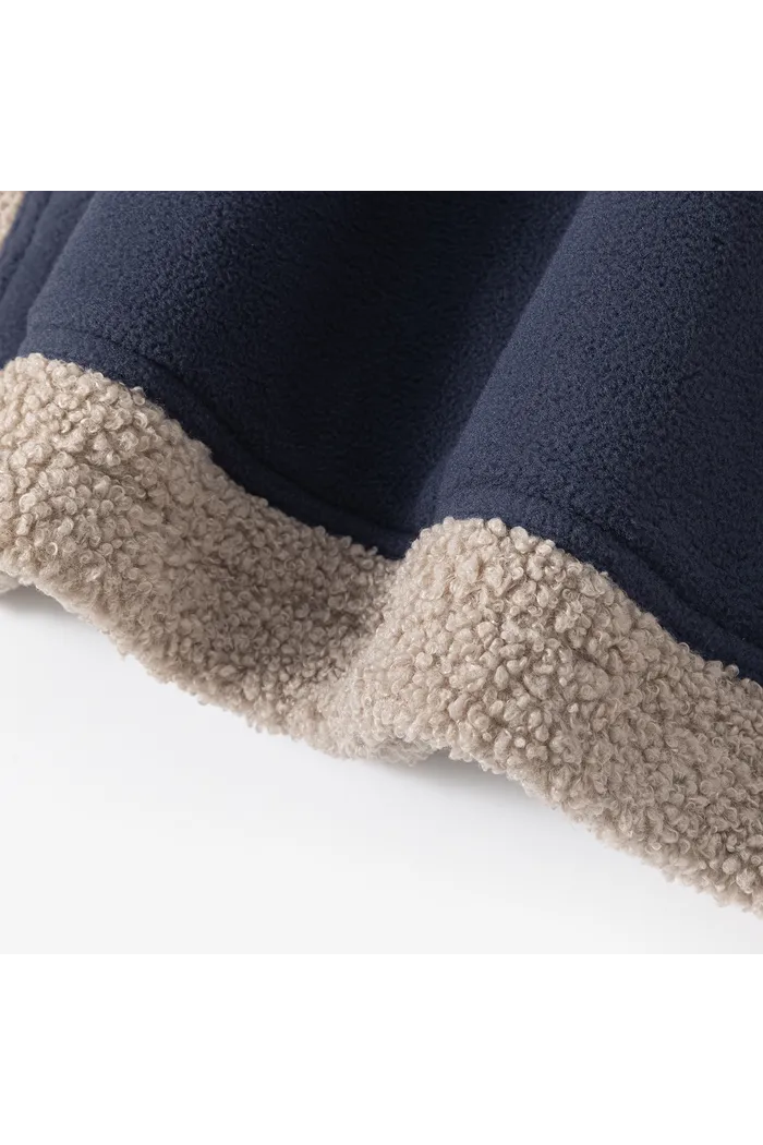 Худи YMKASHIX Little Lamb серый/темно-синий