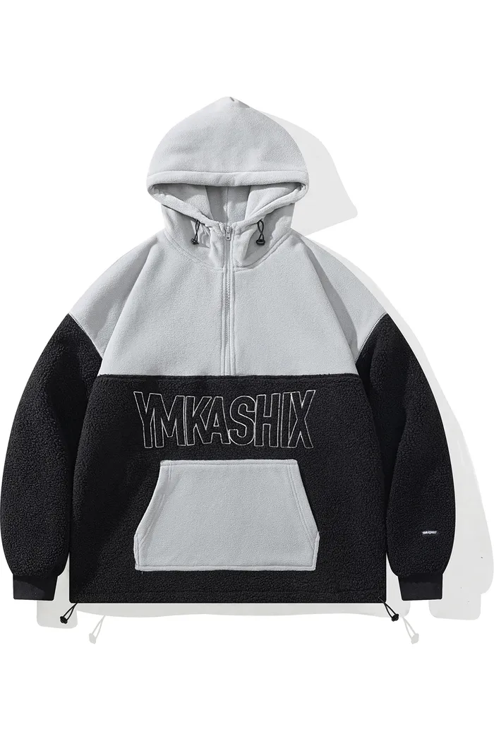 Худи YMKASHIX Little Lamb черный/серый