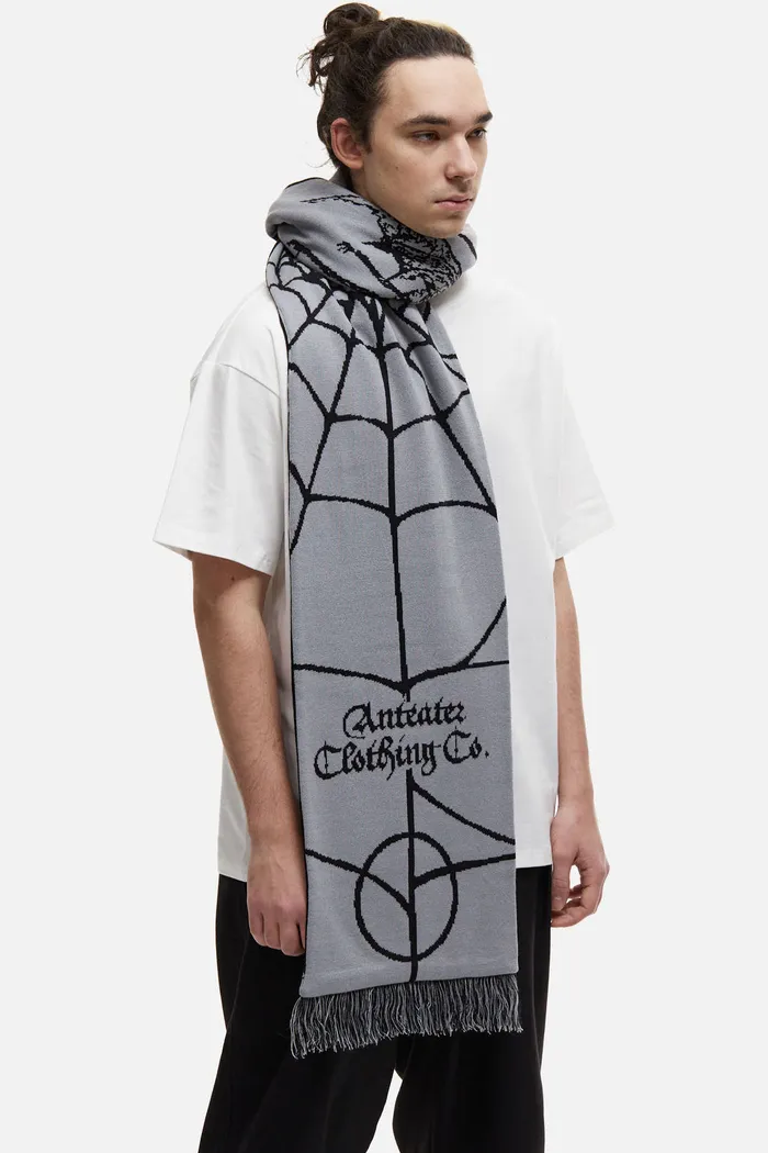 Шарф ANTEATER Scarf-Black-Grey