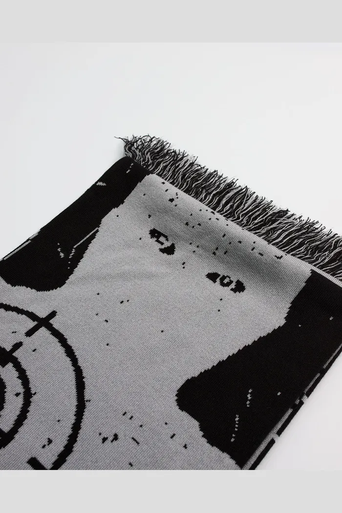 Шарф ANTEATER Scarf-Black-Grey