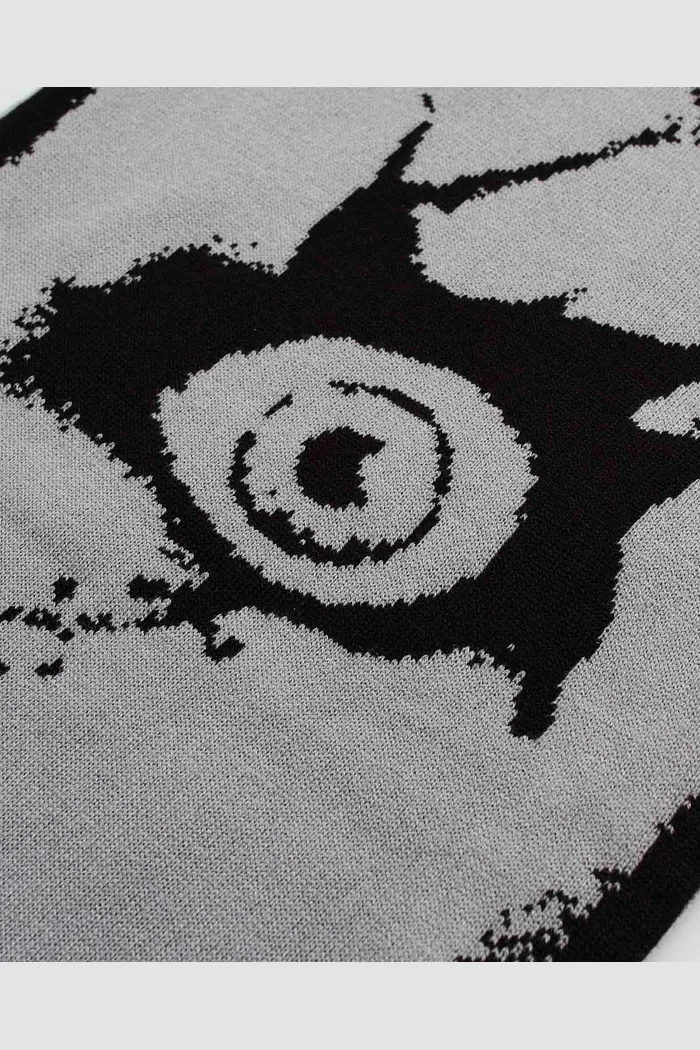 Шарф ANTEATER Scarf-Black-Grey