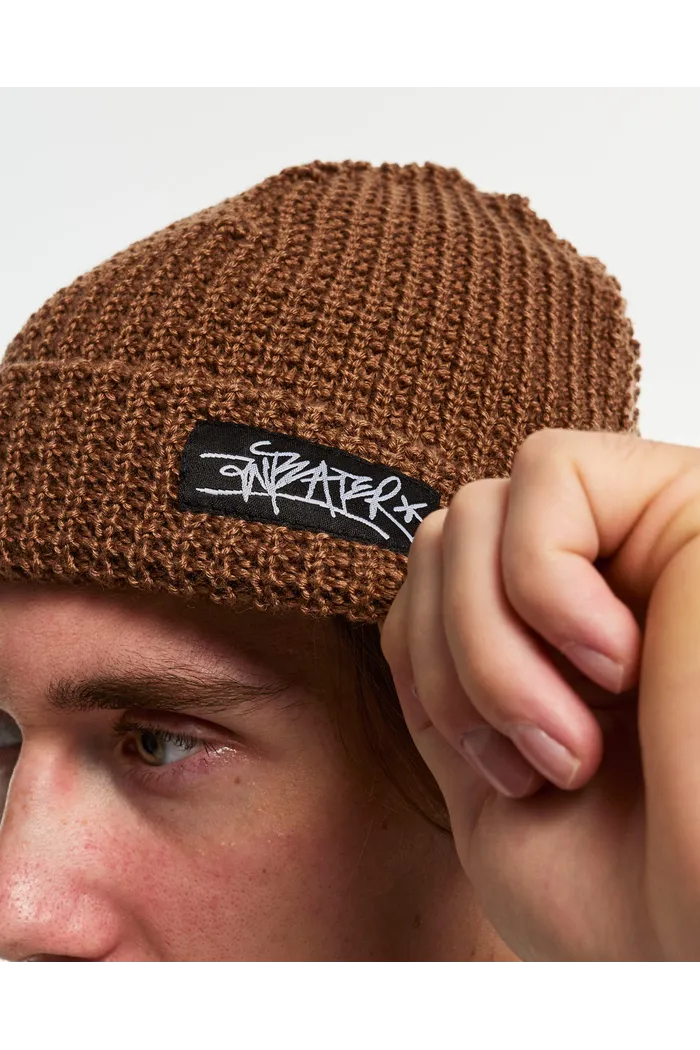 Шапка ANTEATER Ant-Hat2-Waffle-Brown коричневая