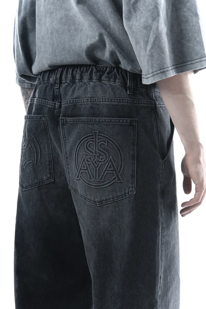 Джинсы Volchok x Issaya Balloon Fit/черный