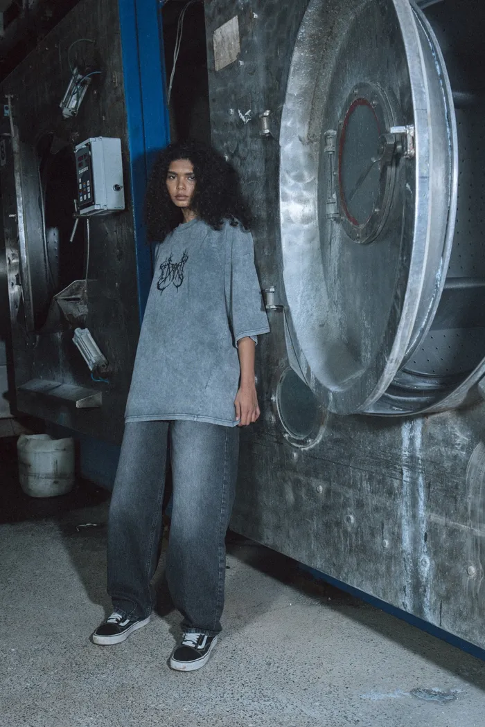 Футболка Volchok x Issaya COBWEB/серый