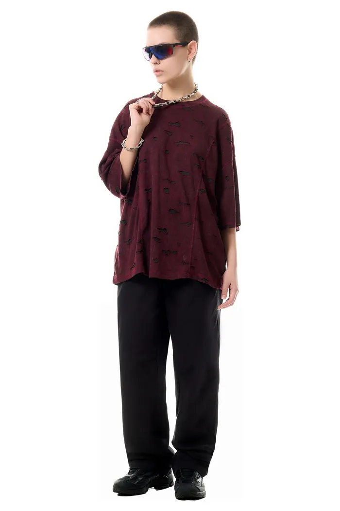 Футболка ISSAYA Utopia Bordo/бордовый