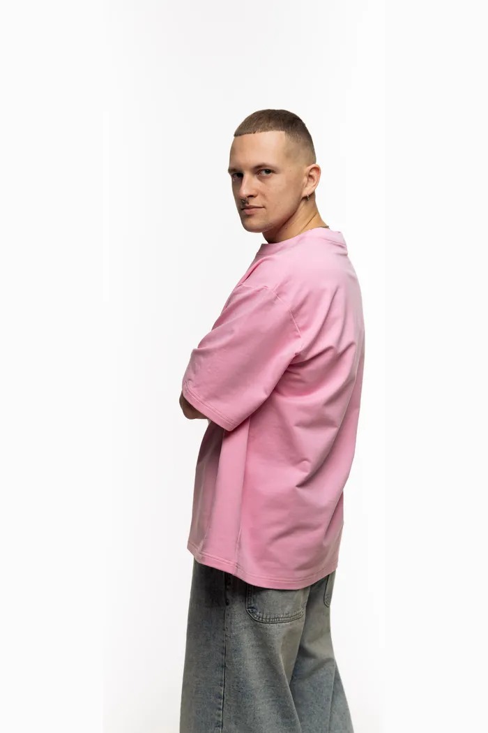 Футболка Много Собак rose розовая 