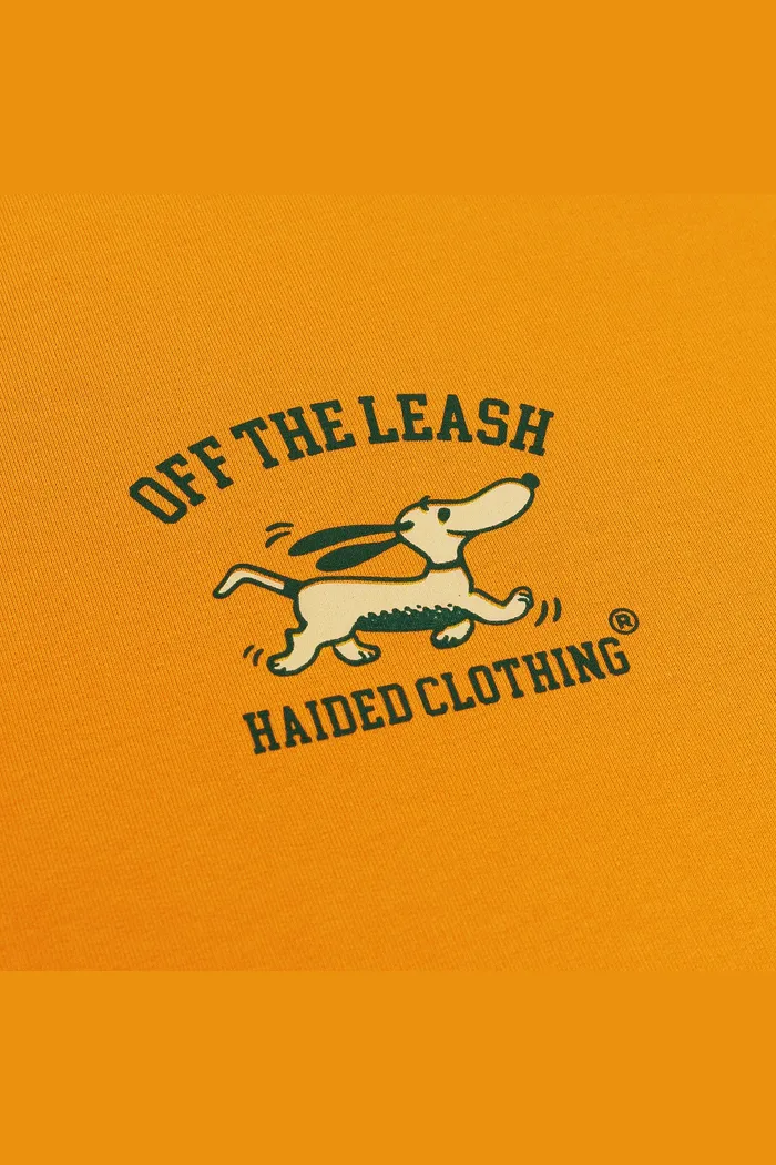 Футболка OFF THE LEASH RLXD FIRM TEE mustard  желтая