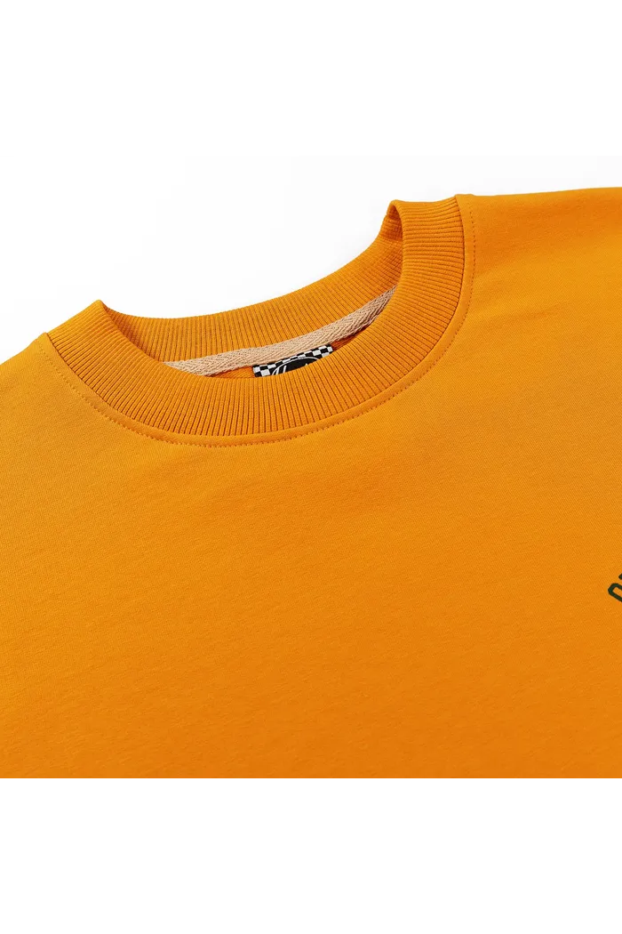 Футболка OFF THE LEASH RLXD FIRM TEE mustard  желтая