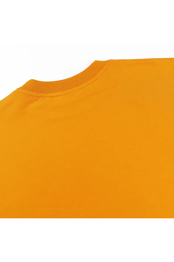 Футболка OFF THE LEASH RLXD FIRM TEE mustard  желтая