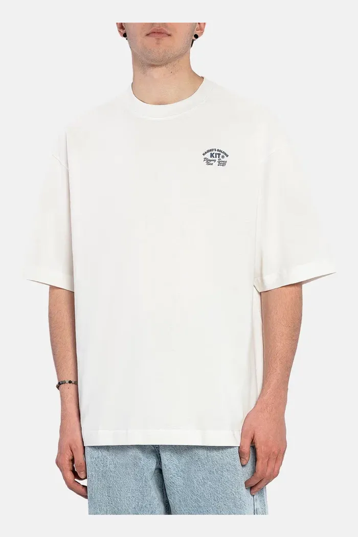 Футболка GOLFING KIT RLXD HW TEE ecru белая