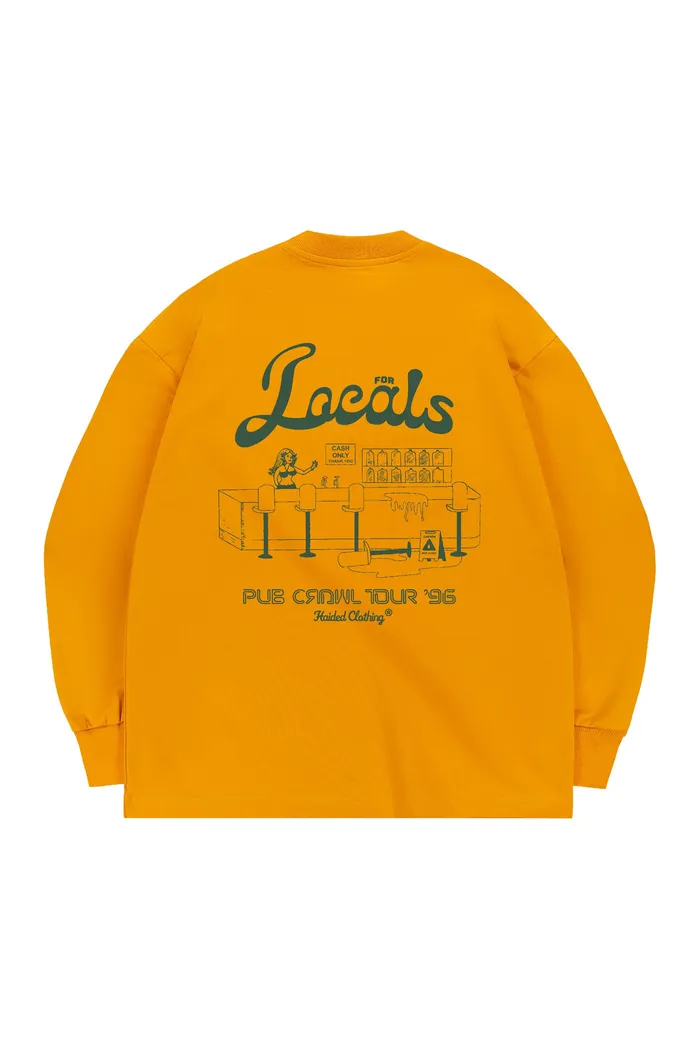 Лонгслив PUB CRAWL RLXD FIRM LS TEE mustard 
