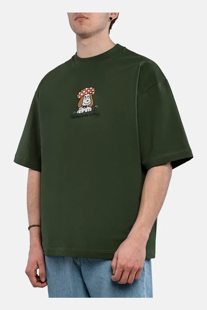 Футболка FOREST FRIENDS RLXD FIRM TEE dk.olive 