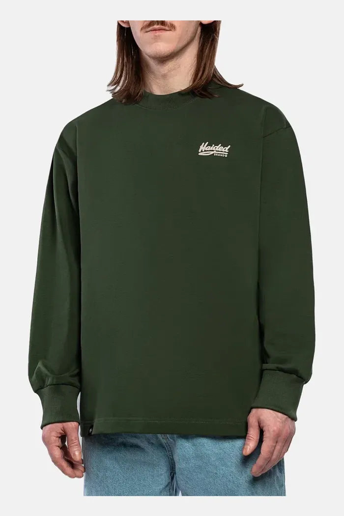 Лонгслив GARDEN RLXD FIRM LS TEE dk.olive оливковый