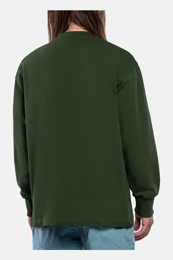 Лонгслив GARDEN RLXD FIRM LS TEE dk.olive оливковый