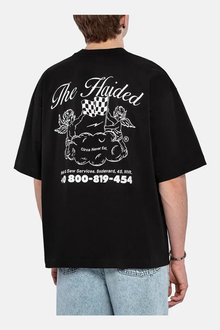 CHECKERED FLAG RLXD HW TEE black футболка