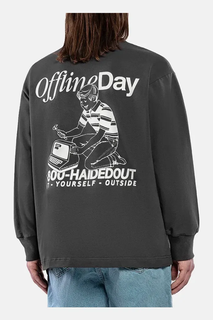Лонгслив OFFLINE DAY RLXD FIRM LS TEE shadow.grey 