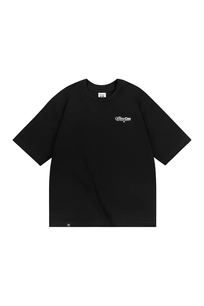 OFFLINE DAY RLXD HW TEE black футболка