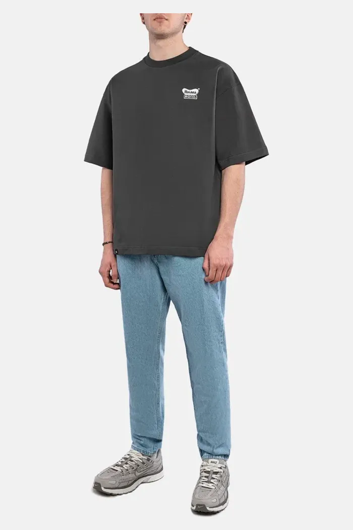 Футболка HEATED POOL RLXD FIRM TEE shadow.grey серая 