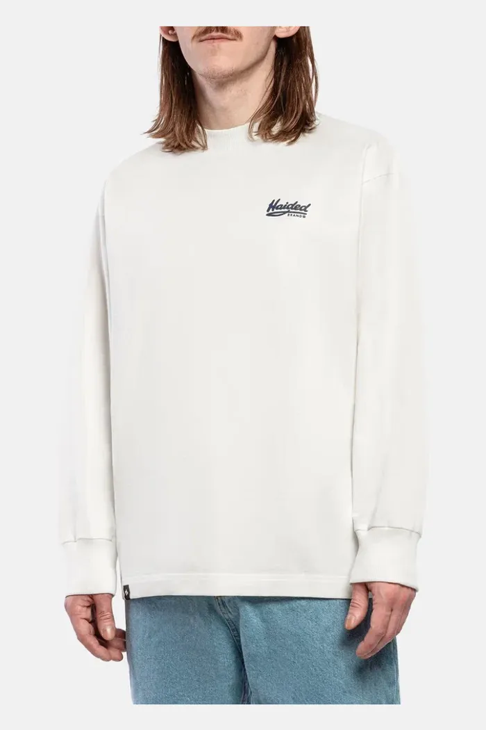 GARDEN RLXD FIRM LS TEE ecru лонгслив белый 