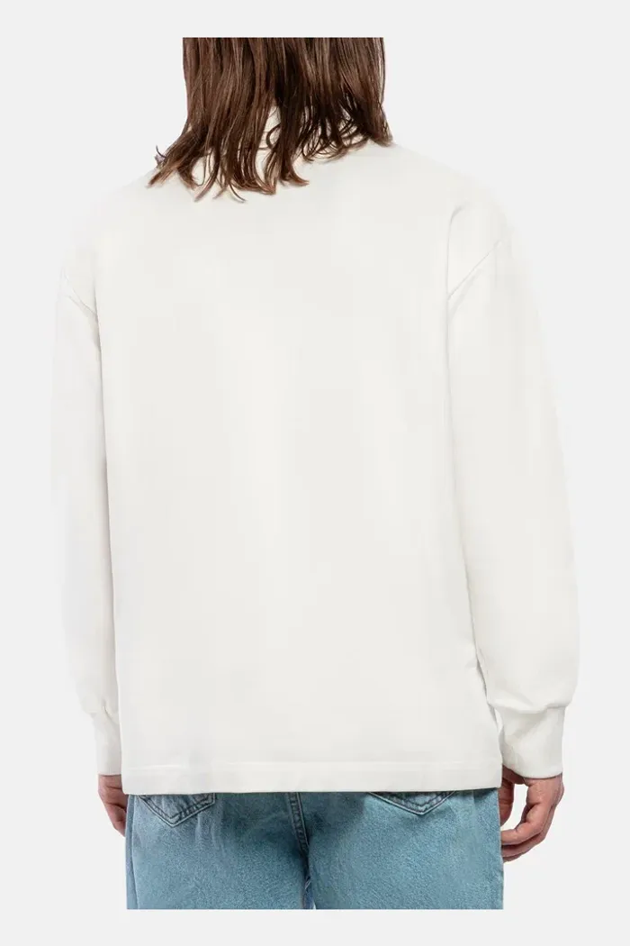 GARDEN RLXD FIRM LS TEE ecru лонгслив белый 