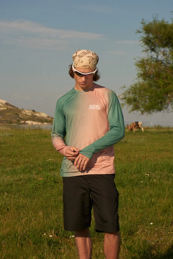Лонгслив "C" Trekking Longsleeve peach&wave