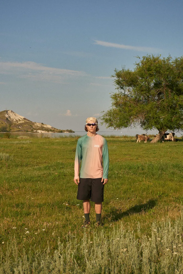 Лонгслив "C" Trekking Longsleeve peach&wave