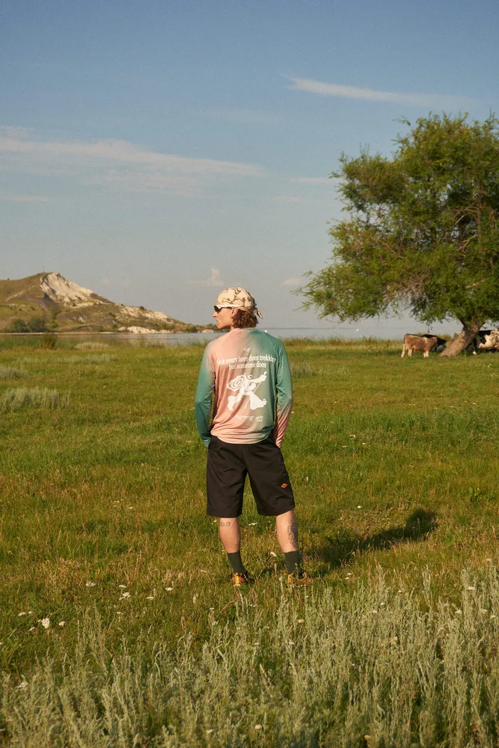 Лонгслив "C" Trekking Longsleeve peach&wave