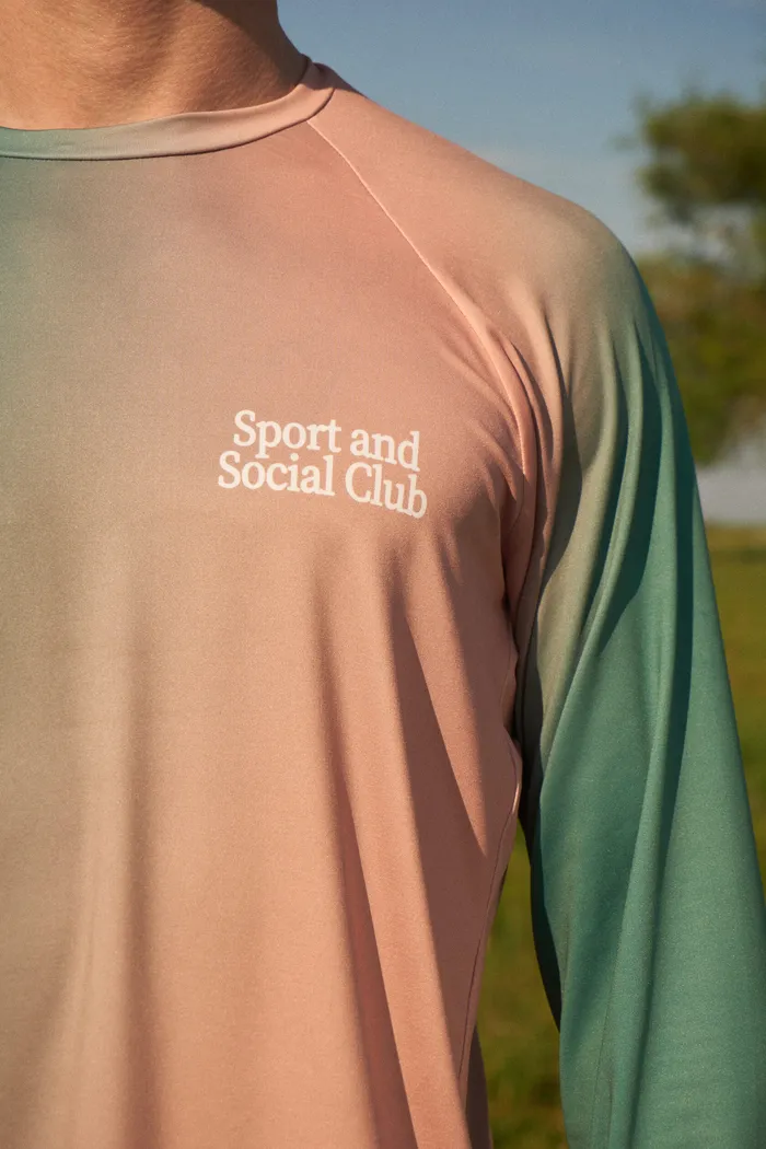 Лонгслив "C" Trekking Longsleeve peach&wave