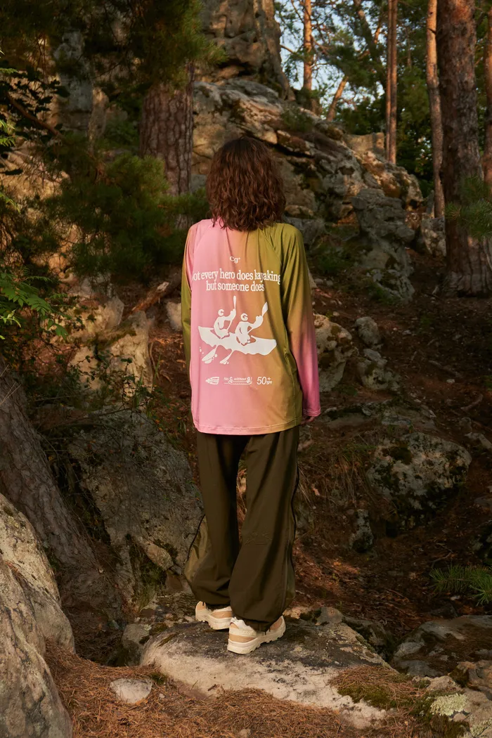 Лонгслив "C" Trekking Longsleeve rose&khaki
