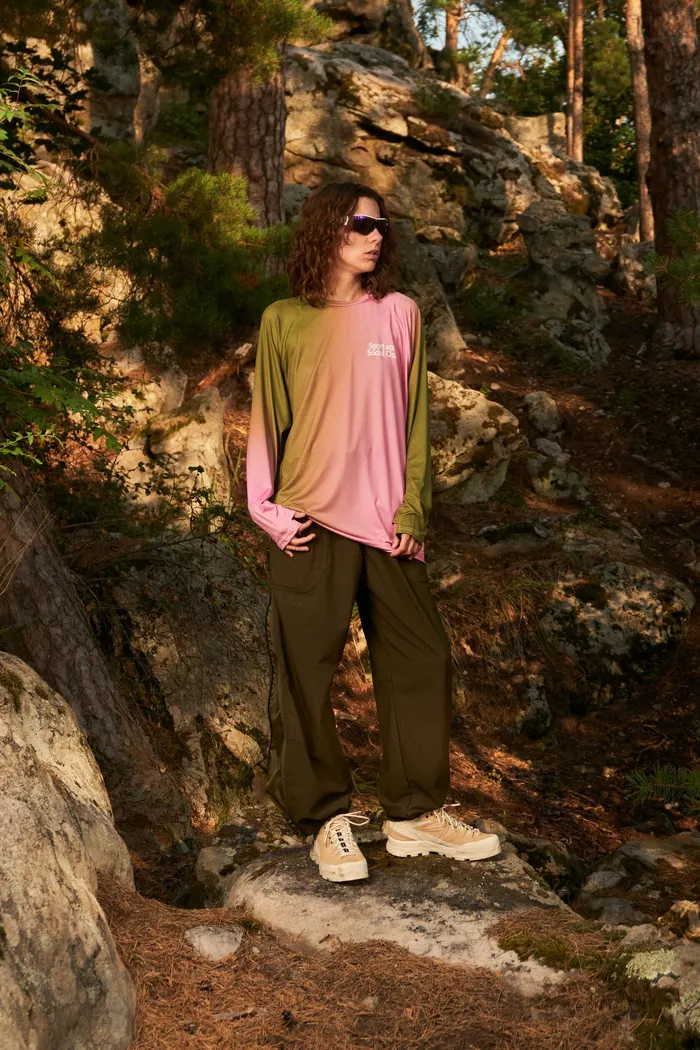 Лонгслив "C" Trekking Longsleeve rose&khaki