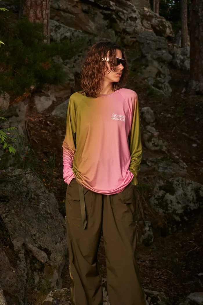 Лонгслив "C" Trekking Longsleeve rose&khaki