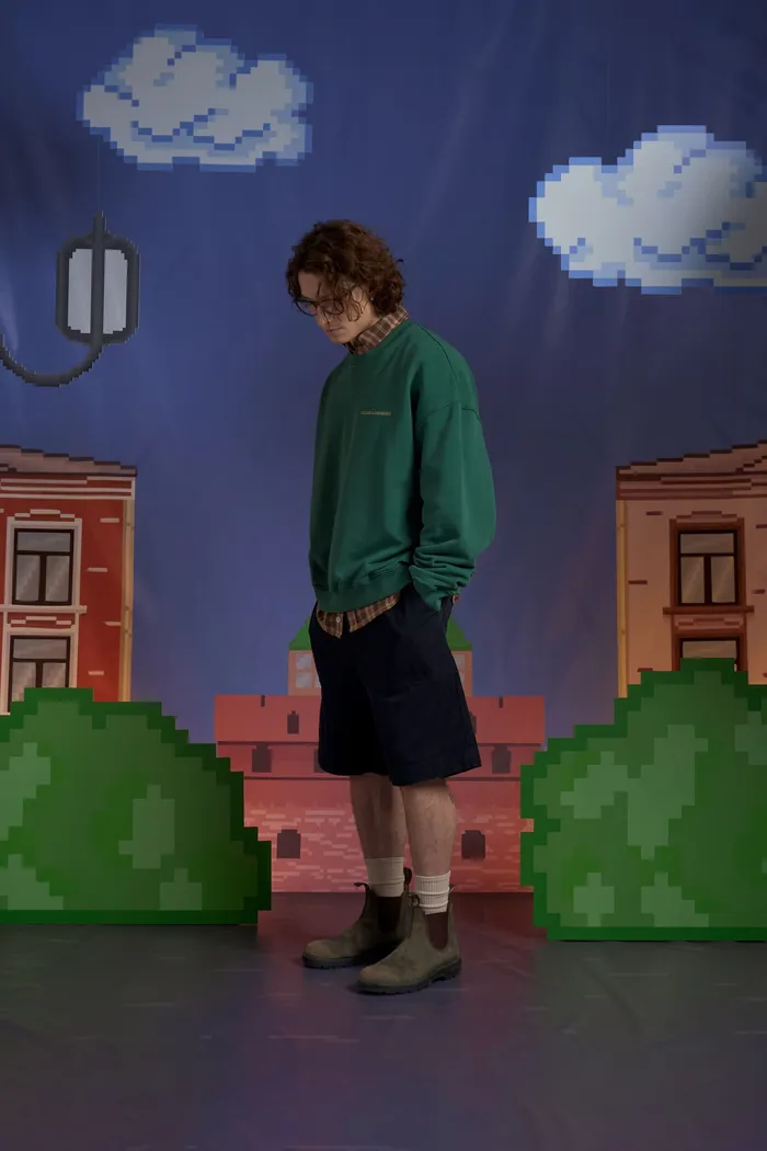 Свитшот X Pistols Sweatshirt Middle Green