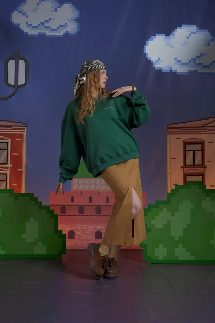 Свитшот X Pistols Sweatshirt Middle Green