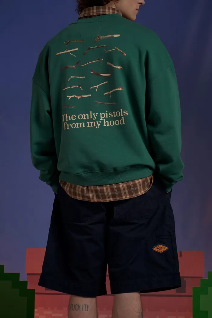 Свитшот X Pistols Sweatshirt Middle Green