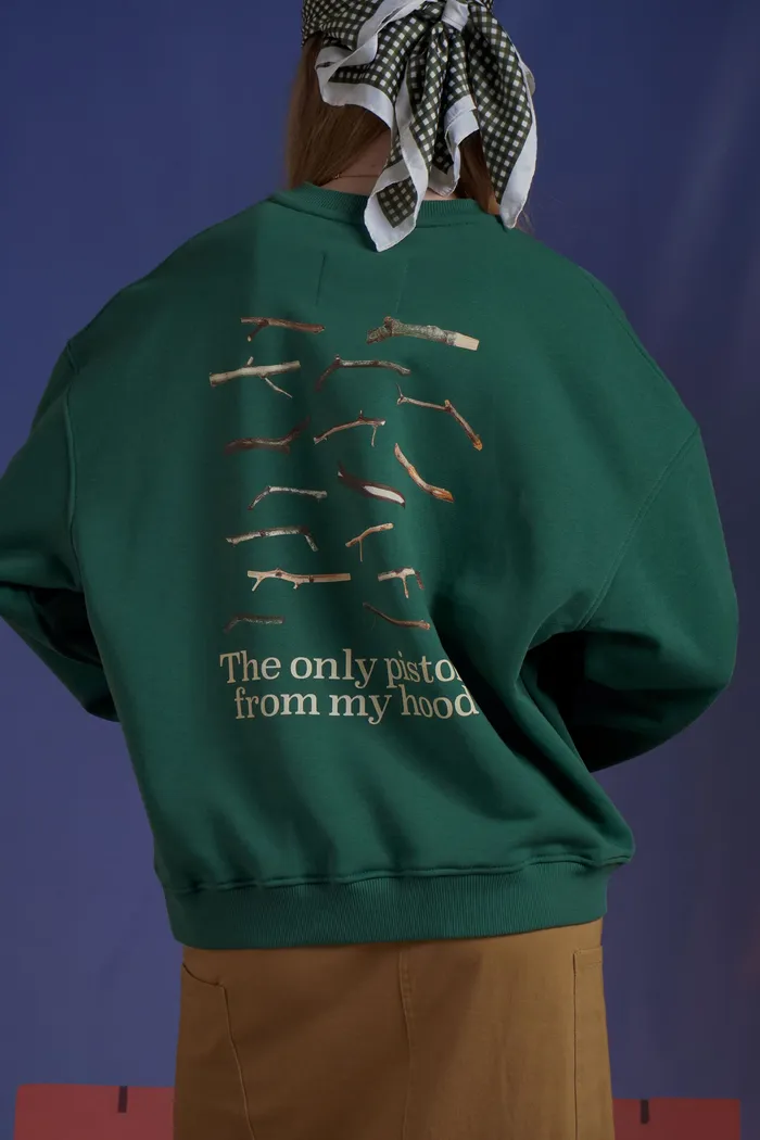 Свитшот X Pistols Sweatshirt Middle Green