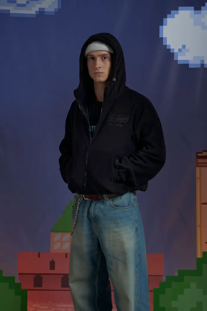 Худи Voyageur St Zip Hoodie Jet Black