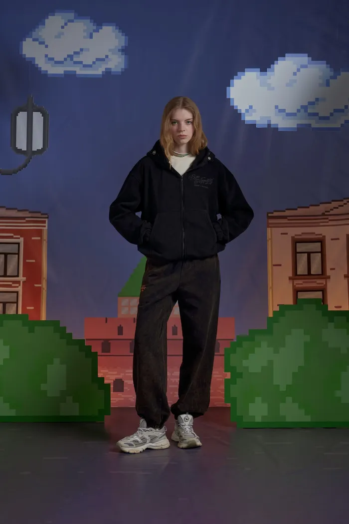 Худи Voyageur St Zip Hoodie Jet Black