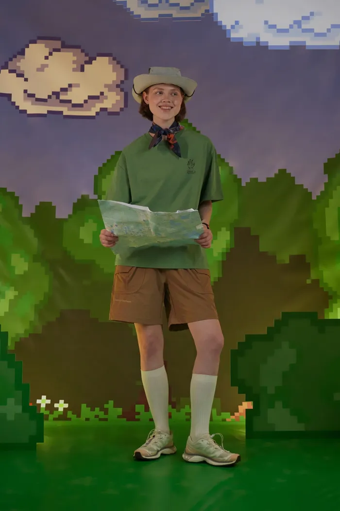 Футболка Letters Hooks T-shirt Grass Green