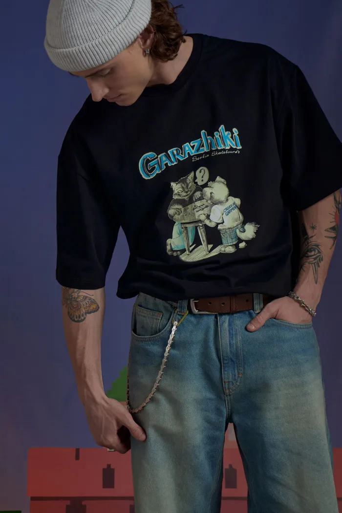 Футболка Garazhiki T-shirt Black